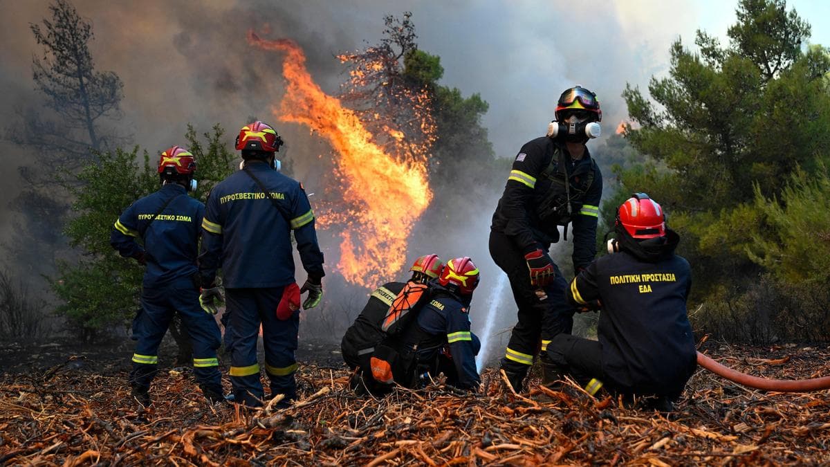 Fatal Mid-Air Collision Claims Two Lives as Helicopters Fight Athens Wildfires